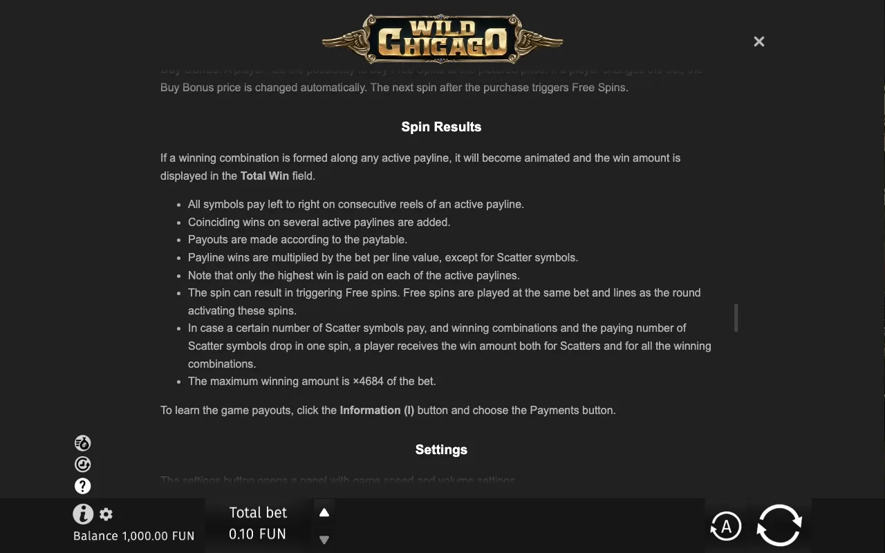 Game rules, page 8 — Wild Chicago