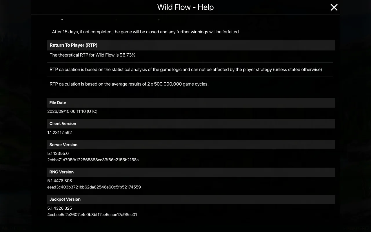 Game rules, page 2 — Wild Flow