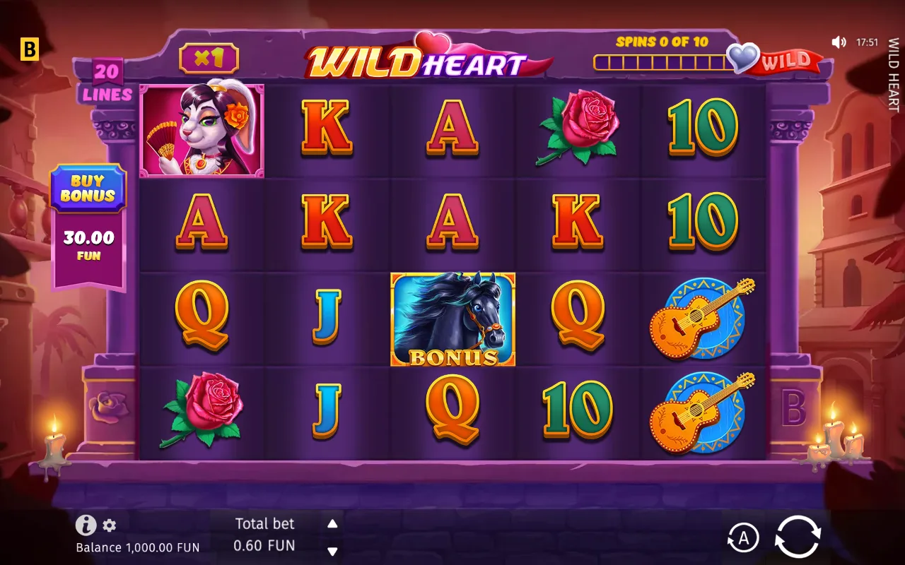 The base game — Wild Heart