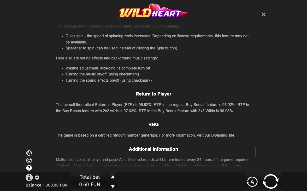 Game rules, page 10 — Wild Heart
