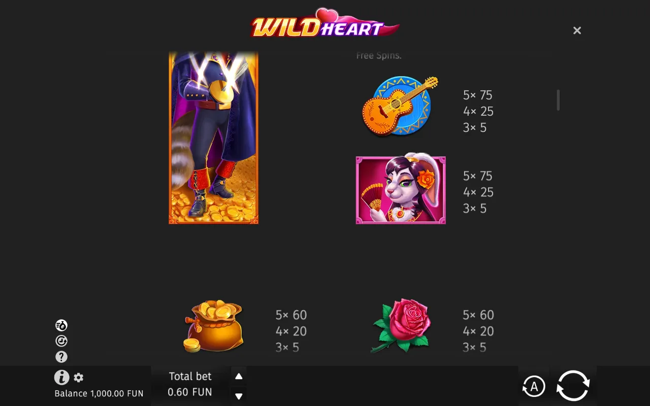 Game rules, page 2 — Wild Heart
