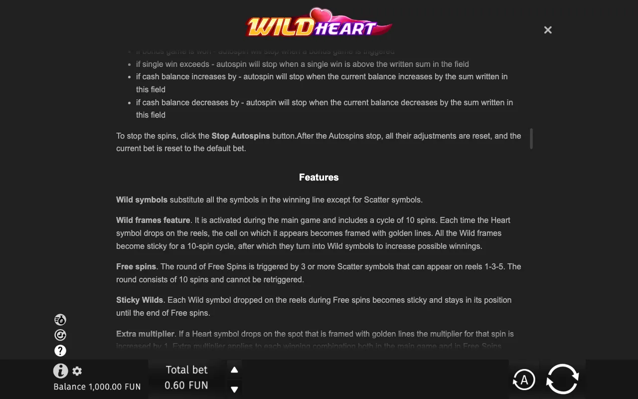 Game rules, page 7 — Wild Heart