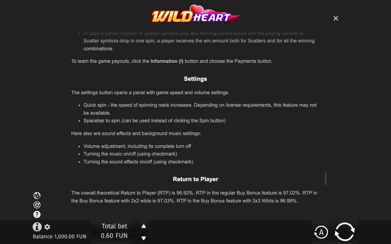 Game rules, page 9 — Wild Heart
