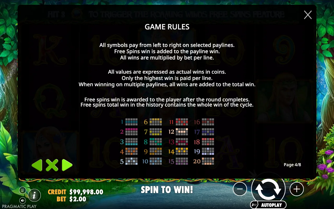 Game rules — Wild Pixies