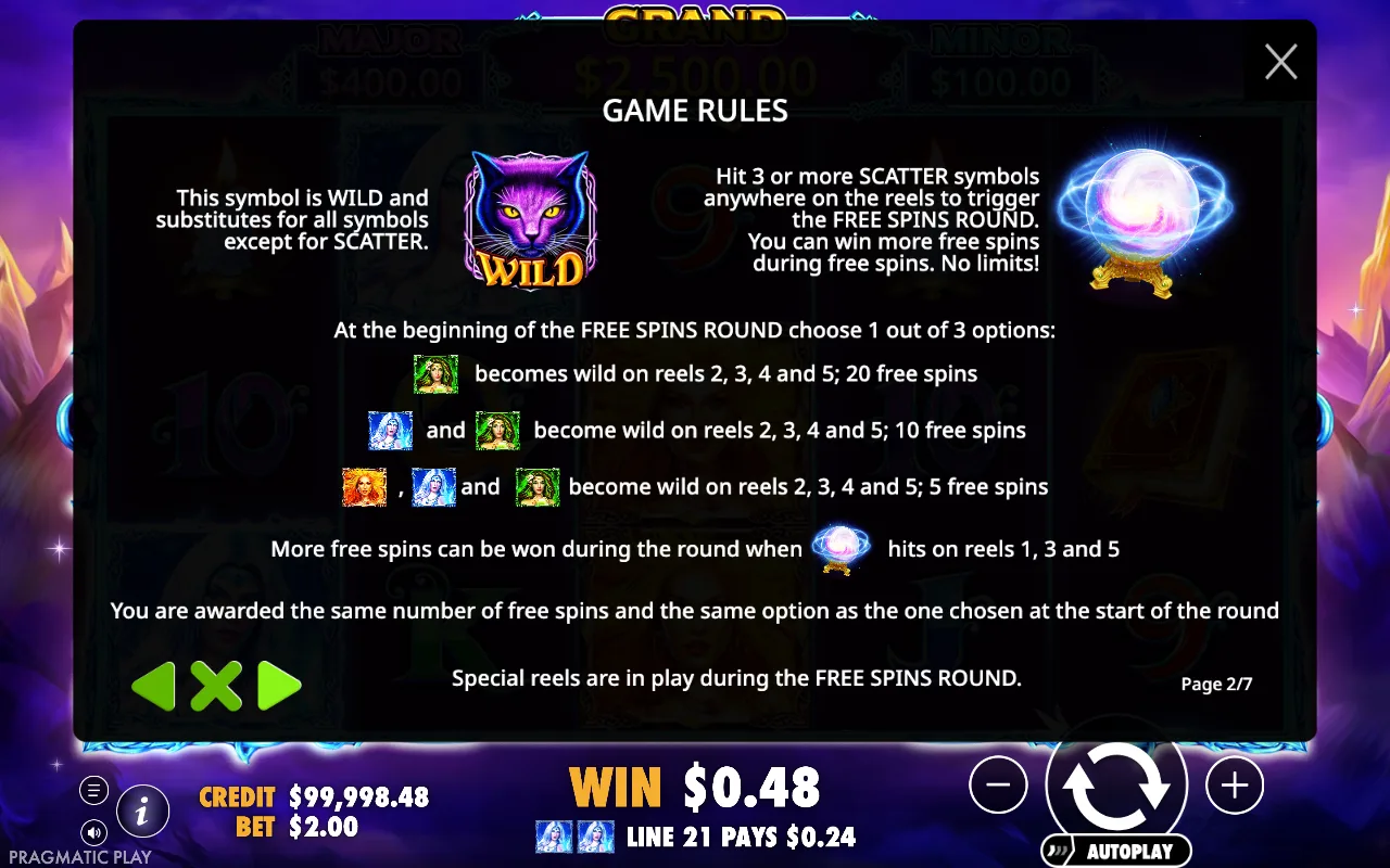 Game rules — Wild Spells