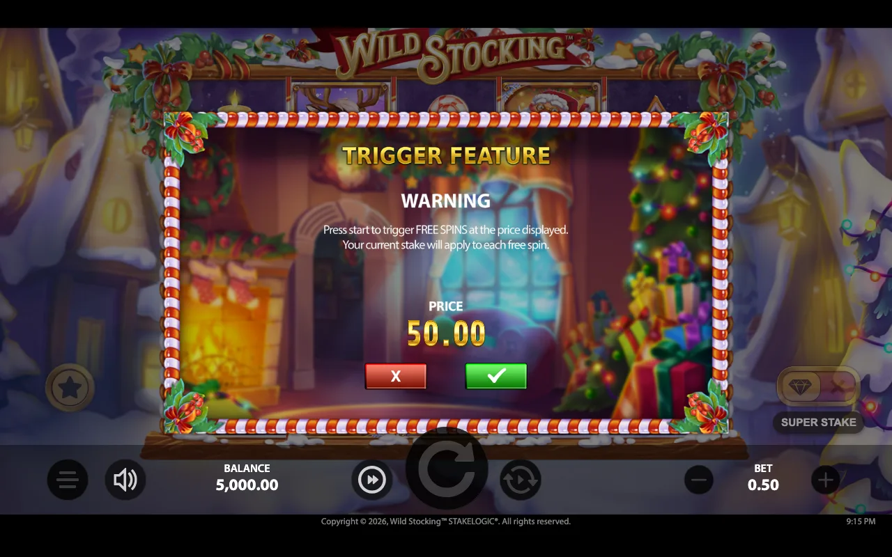 Buying the feature — Wild Stocking