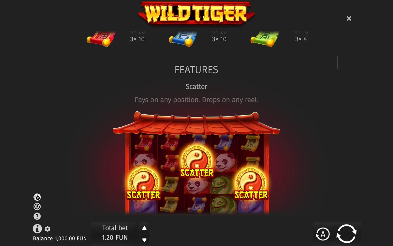 Features — Wild Tiger