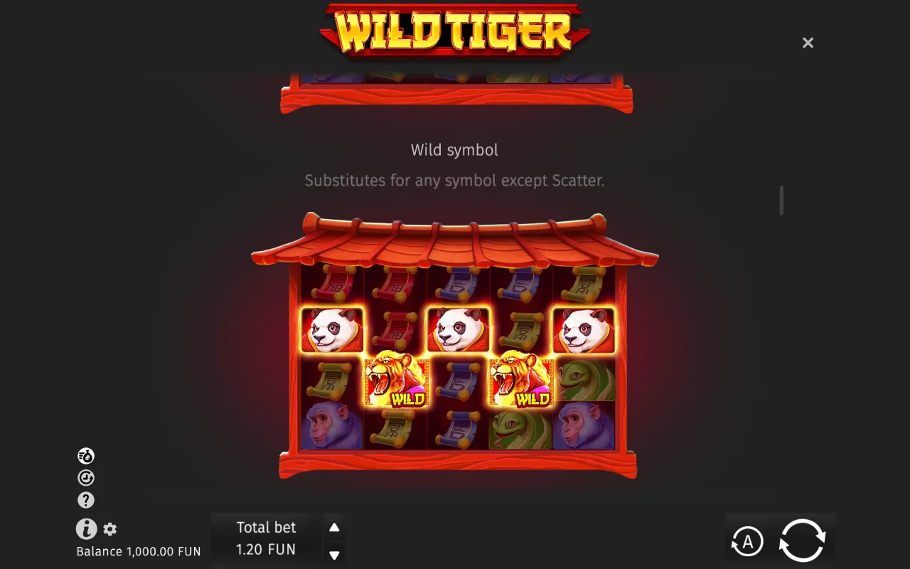 Game rules, page 3 — Wild Tiger