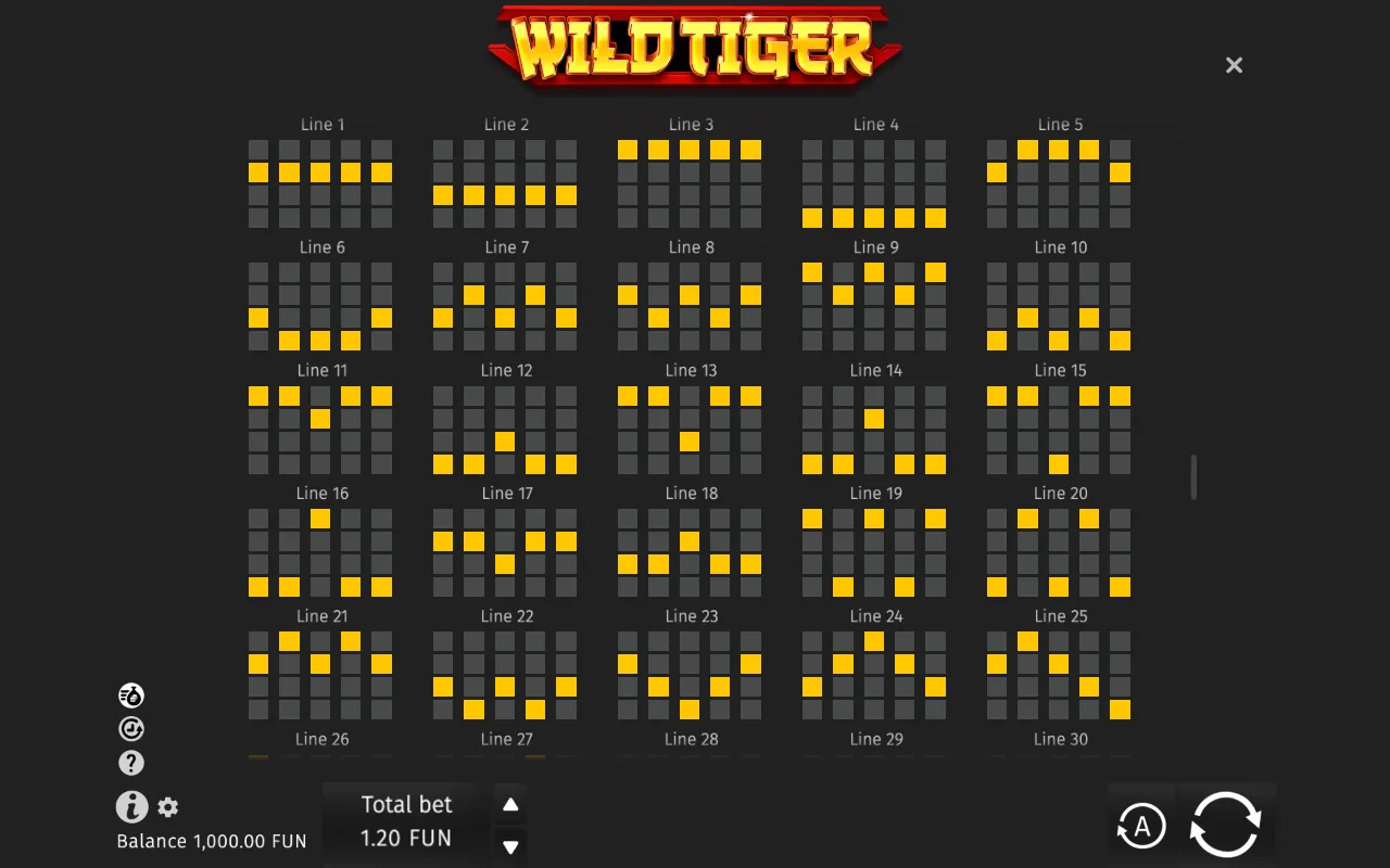 Game rules, page 5 — Wild Tiger