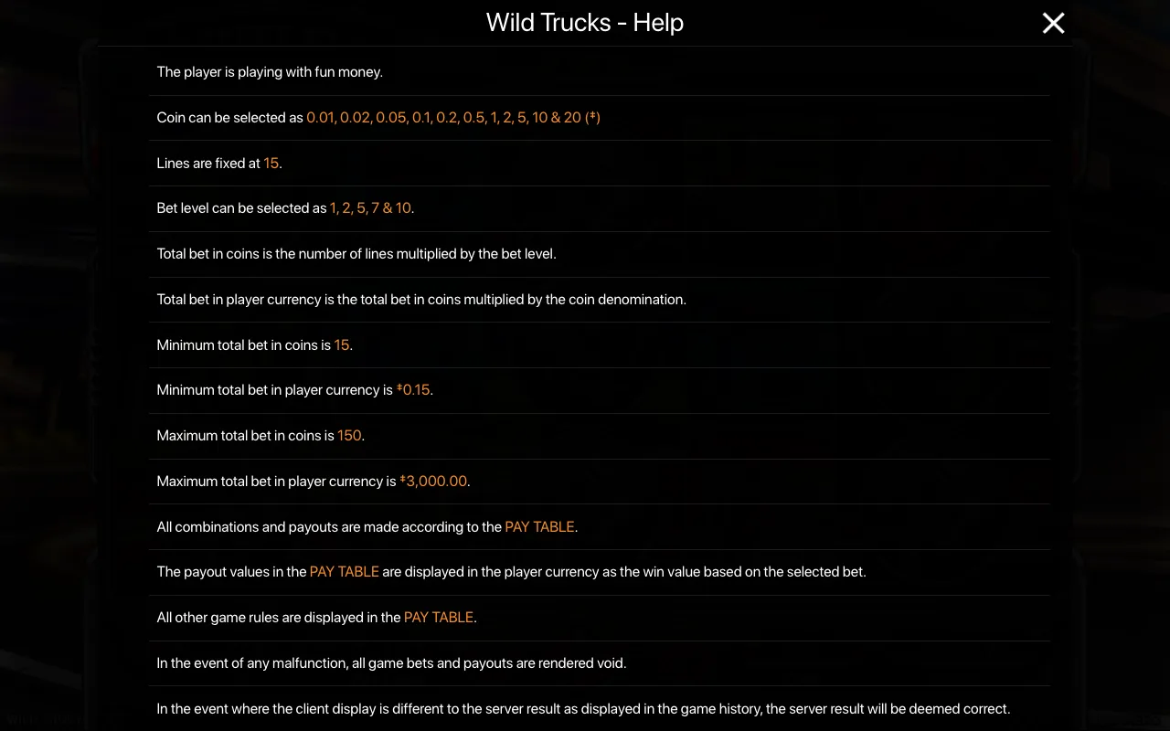 Spielregeln, Seite 1 — Wild Trucks