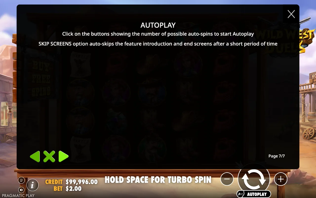Autoplay — Wild West Duels