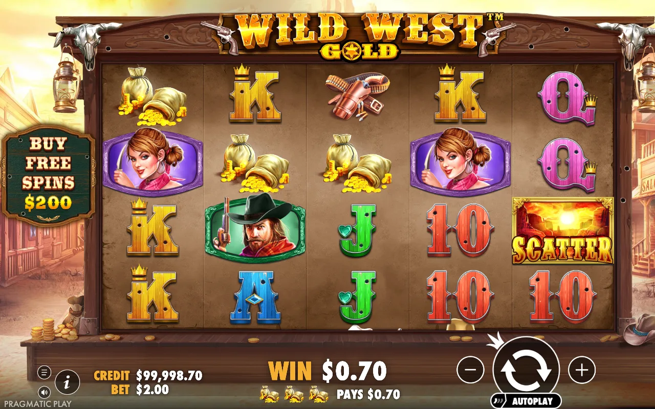 The base game — Wild West Gold