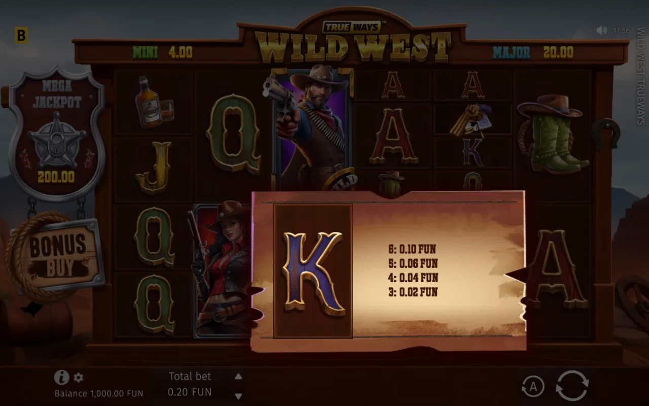The base game — Wild West TrueWays