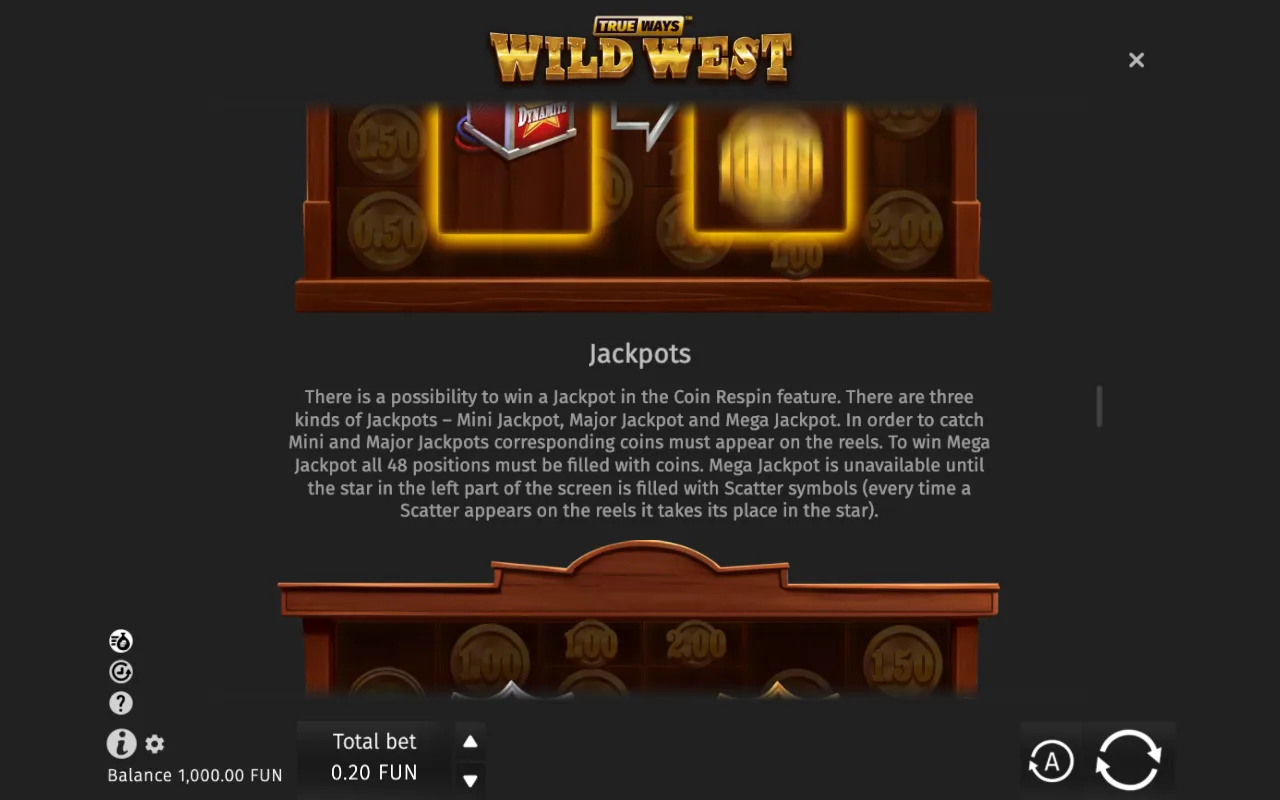 Game rules, page 5 — Wild West TrueWays