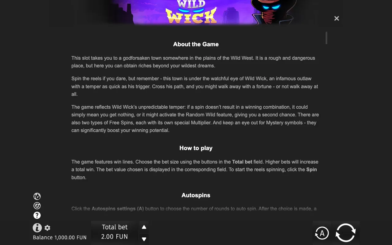 Game rules, page 6 — Wild Wick