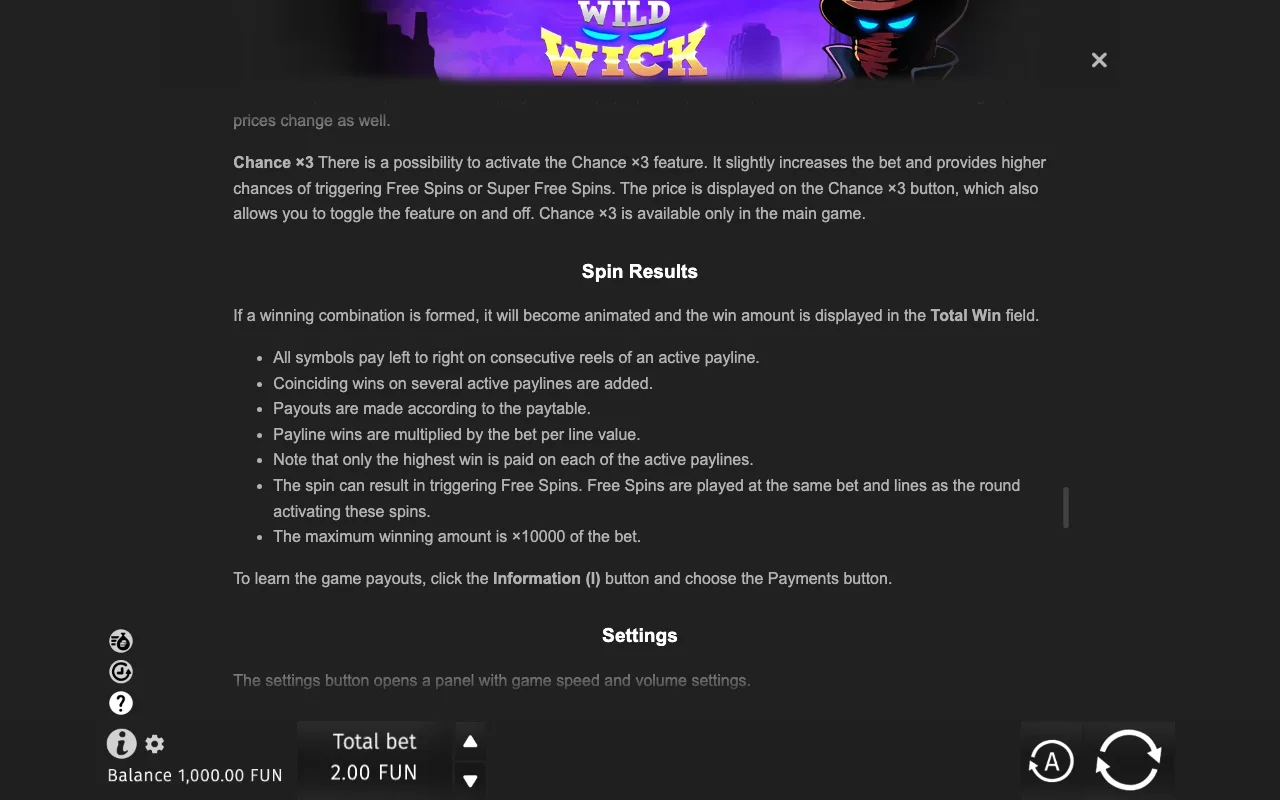 Game rules, page 9 — Wild Wick