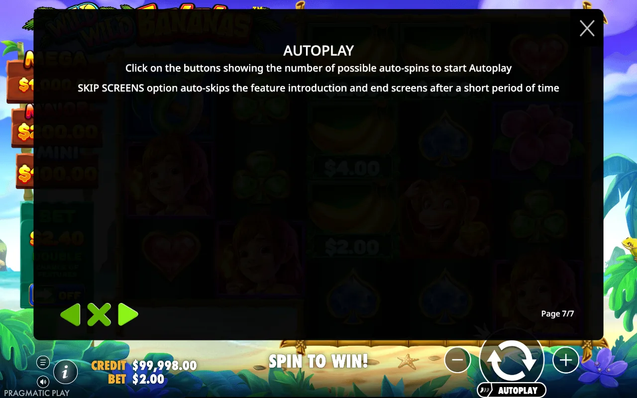 Autoplay — Wild Wild Bananas