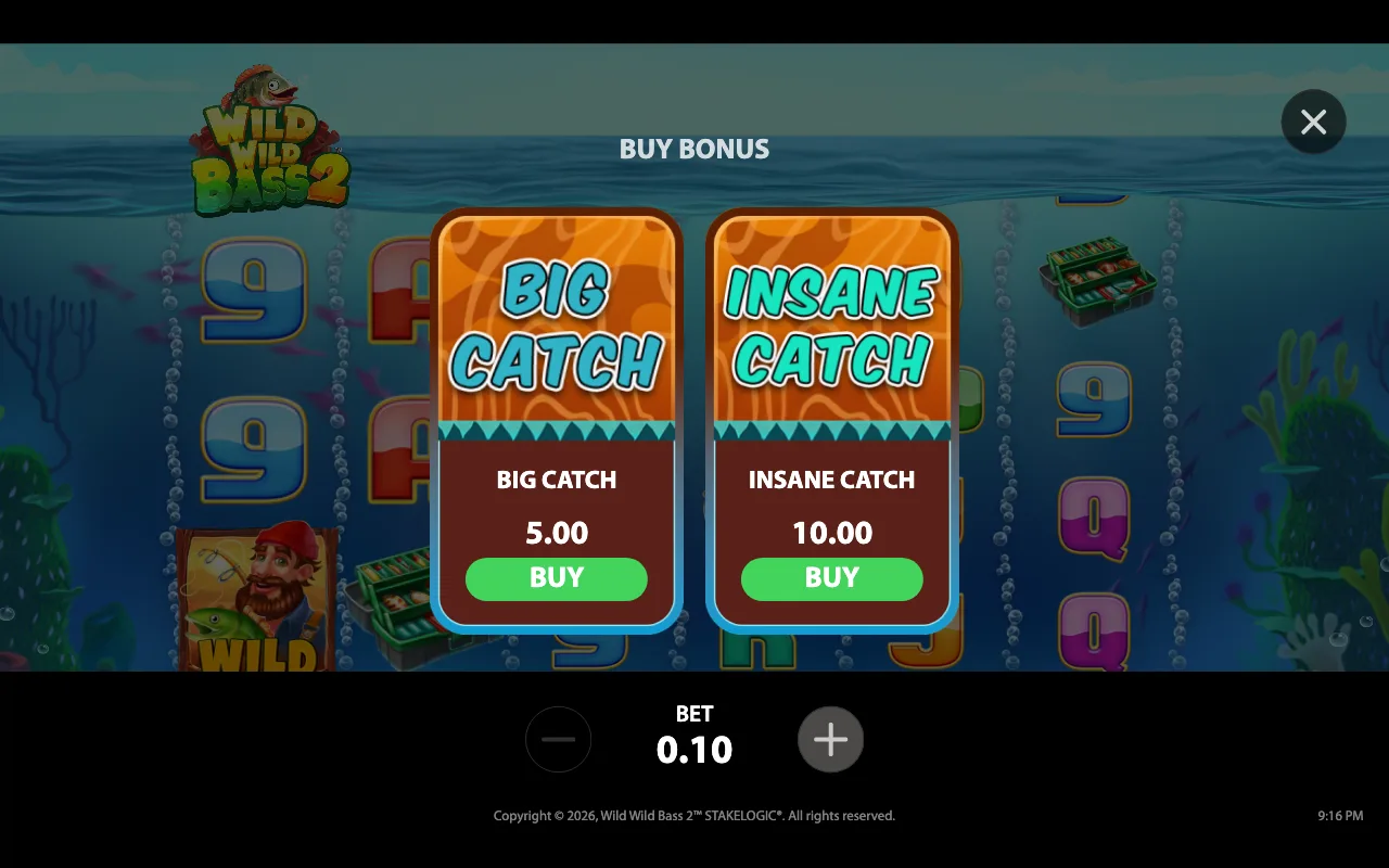 Buying the feature — Wild Wild Bass 2