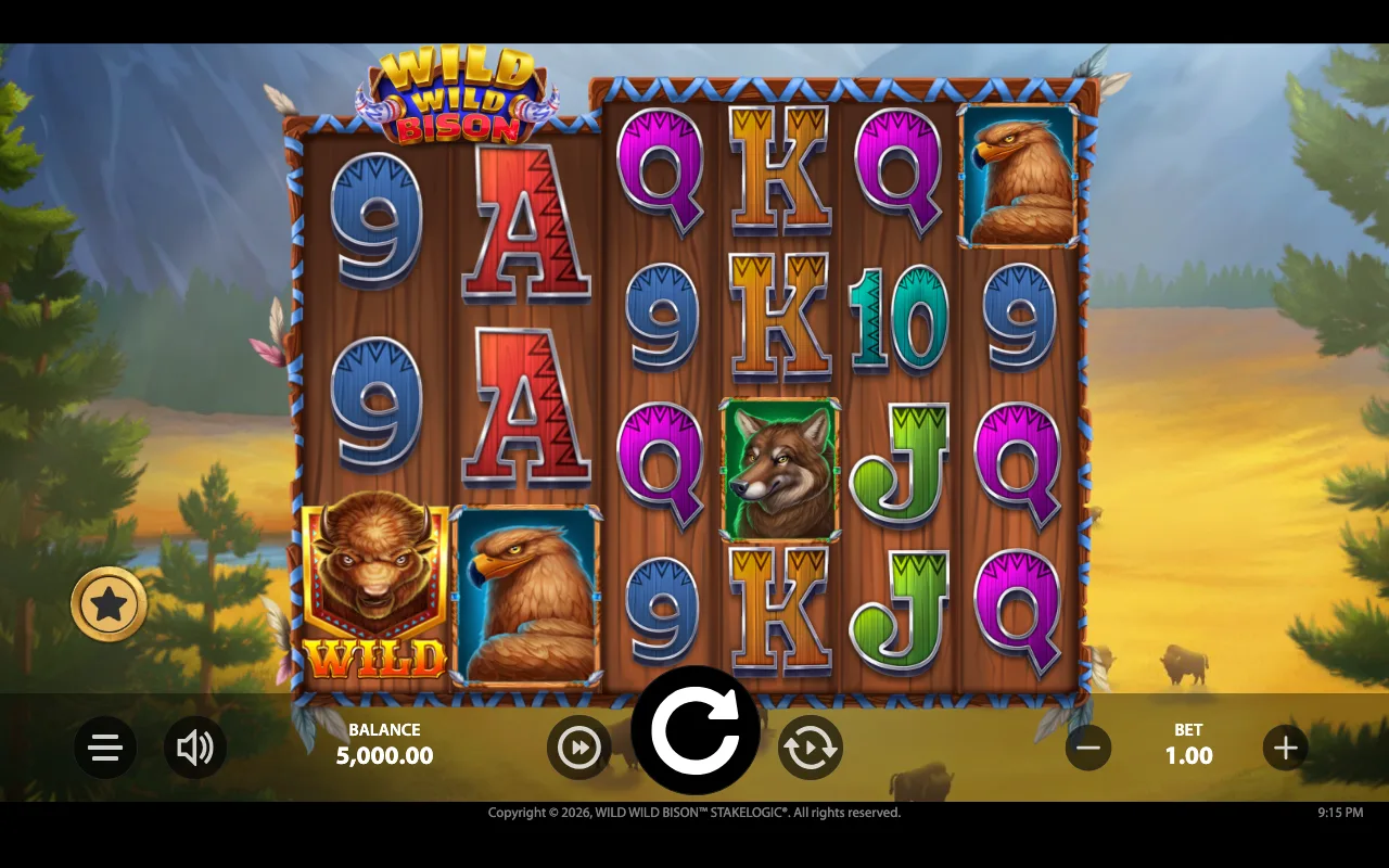 The base game — Wild Wild Bison