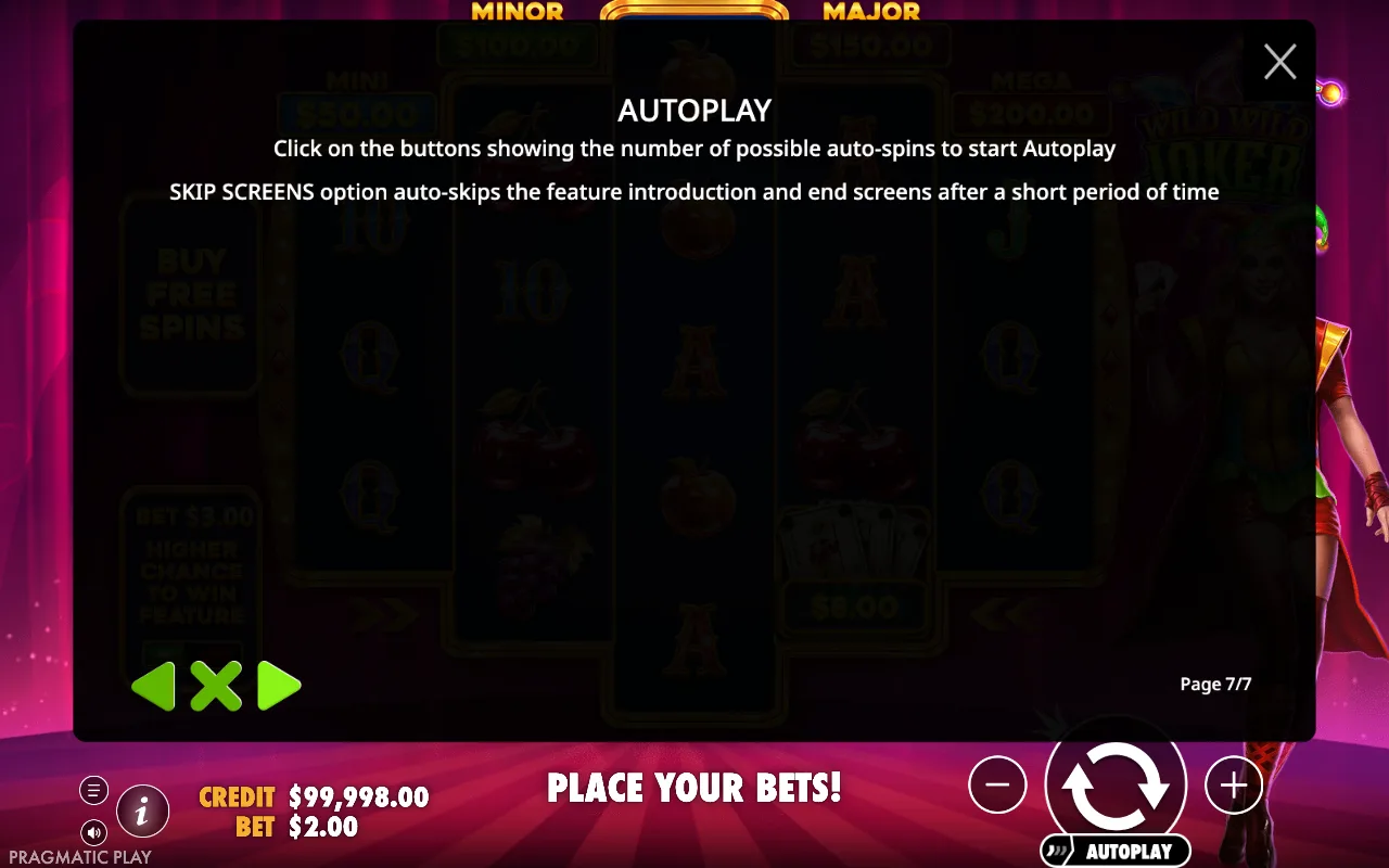 Autoplay — Wild Wild Joker
