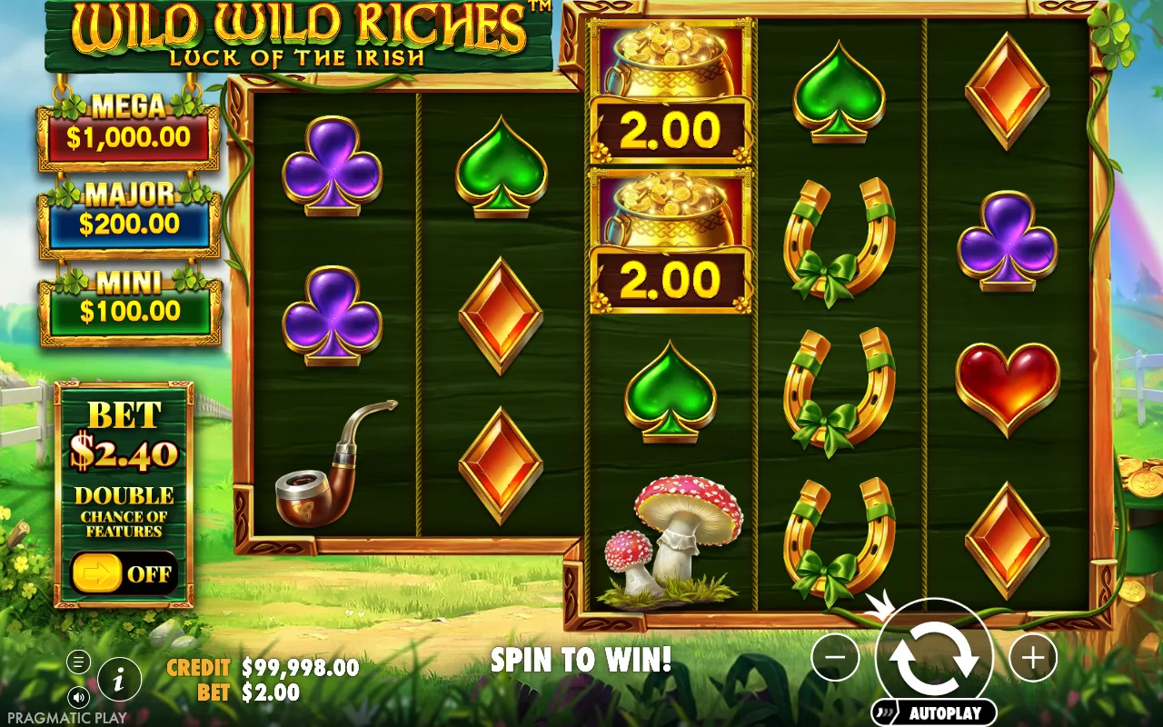 The base game — Wild Wild Riches