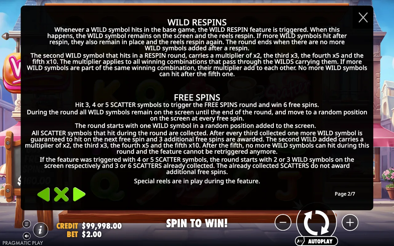Game rules, page 2 — Wildies