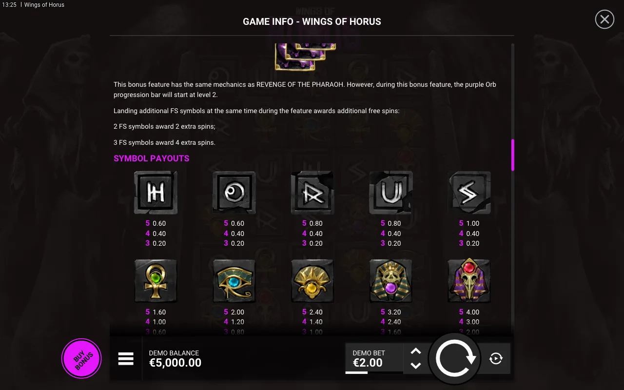 Game rules, page 4 — Wings of Horus