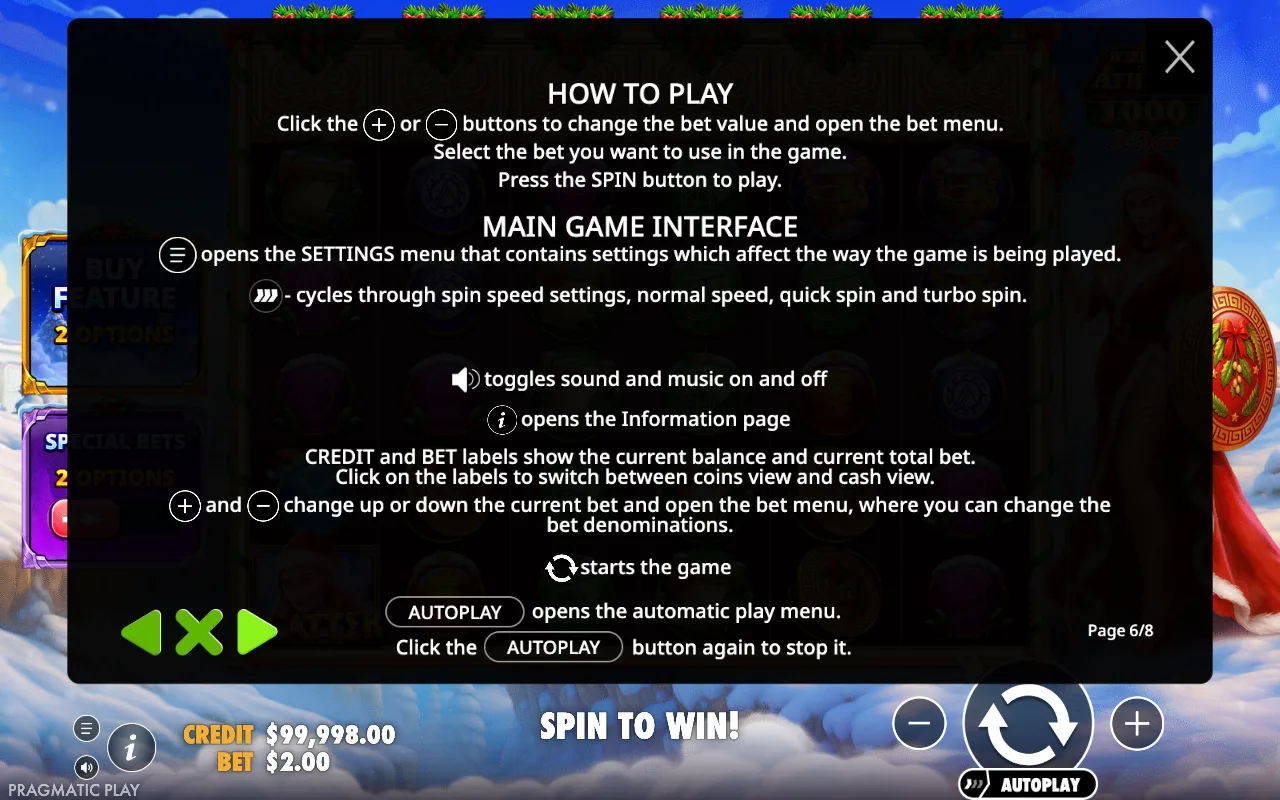 How to play — Wisdom of Athena 1000 Xmas