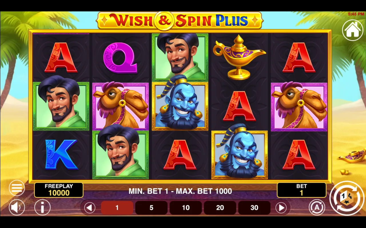 The base game — Wish And Spin Plus