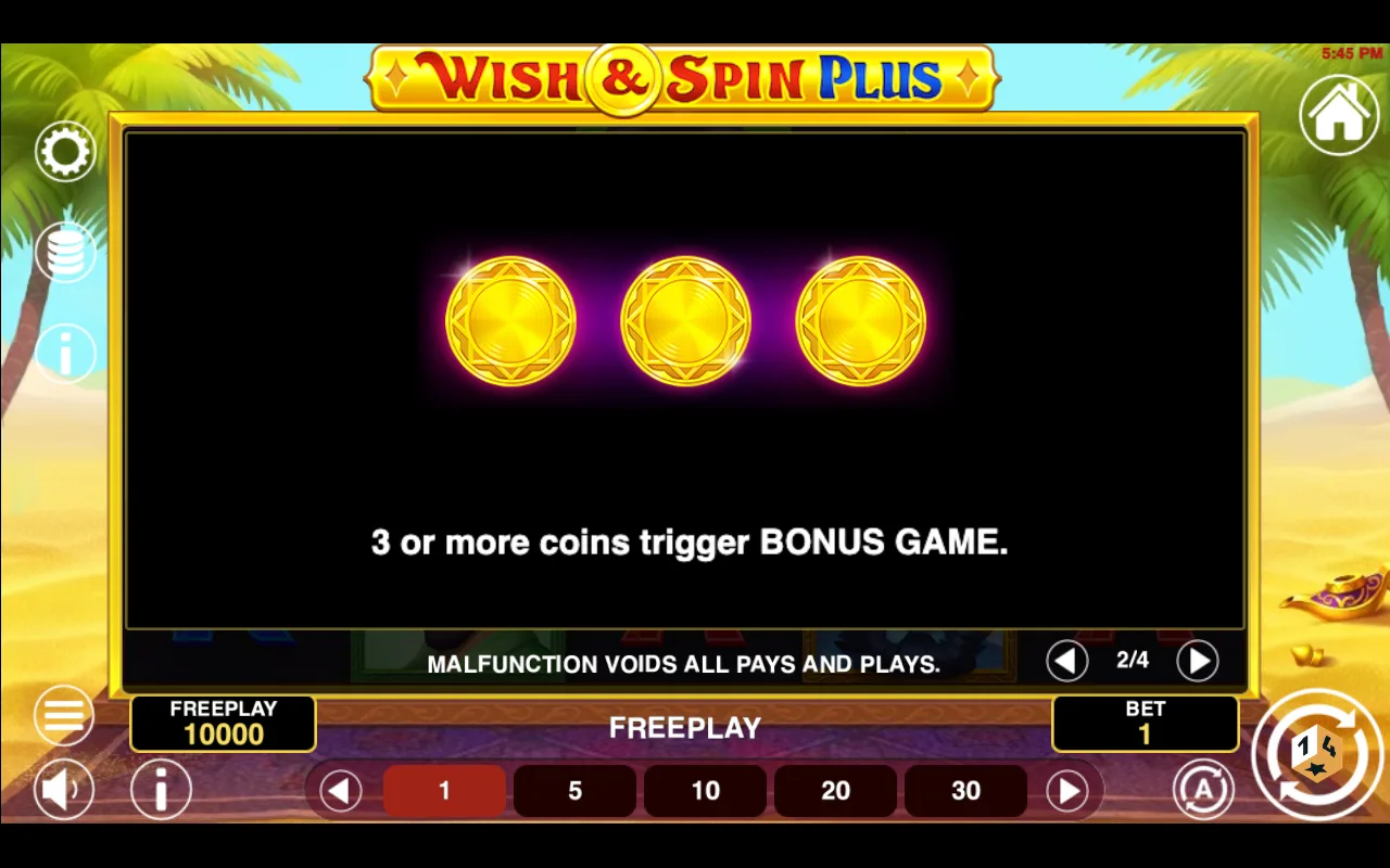 Game rules, page 2 — Wish And Spin Plus