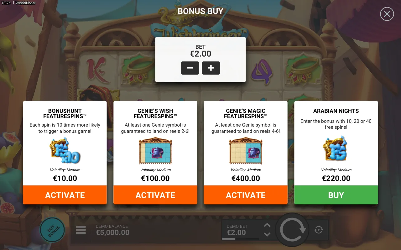 Buying the feature — Wishbringer