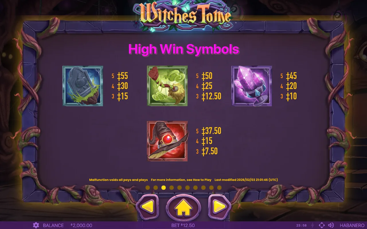 Spielregeln, Seite 5 — Witches Tome