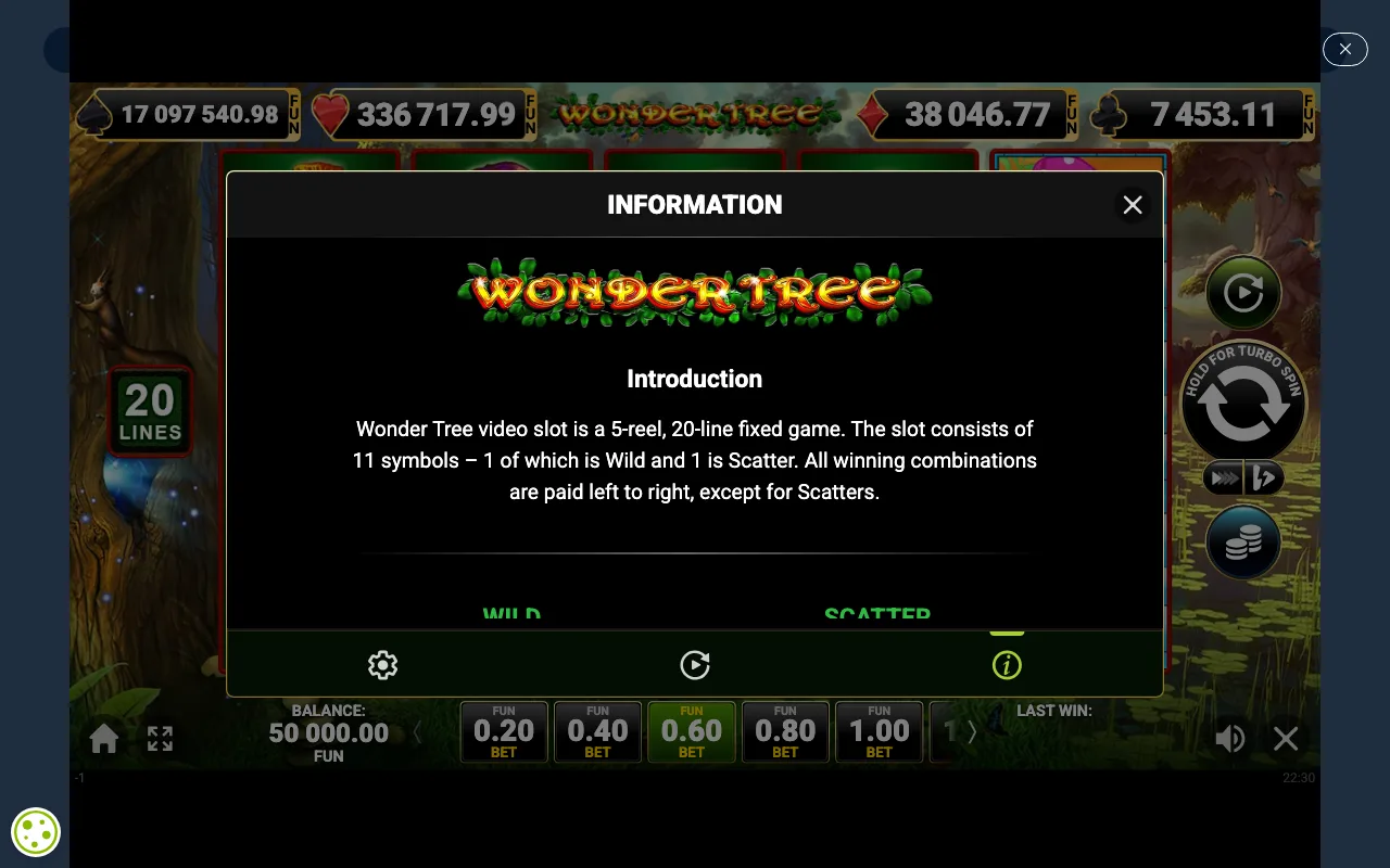 Game rules, page 1 — Wonder Tree