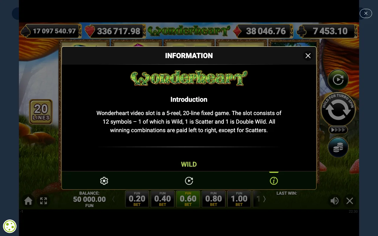 Game rules, page 1 — Wonderheart