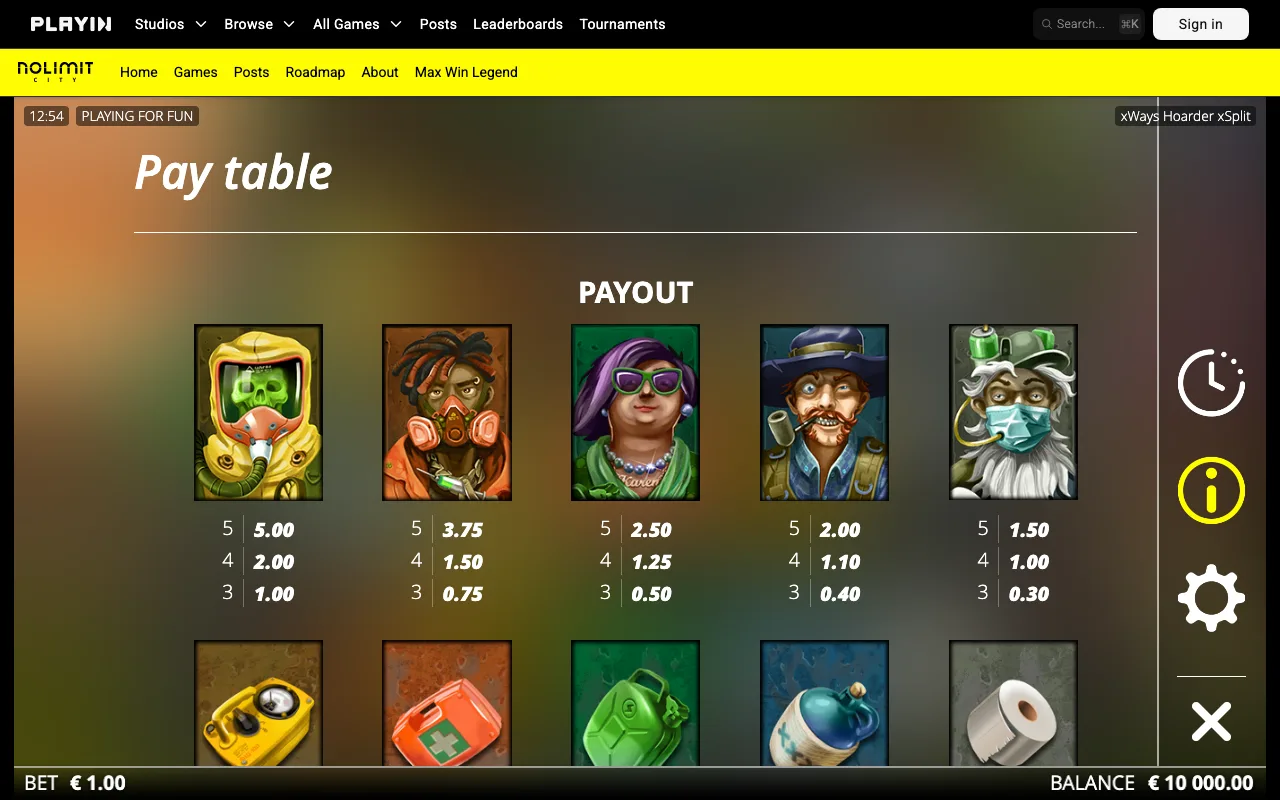 Game rules, page 2 — xWays Hoarder xSplit