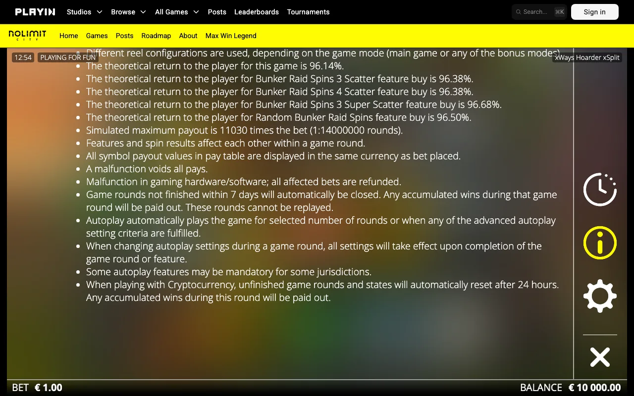 Game rules, page 3 — xWays Hoarder xSplit