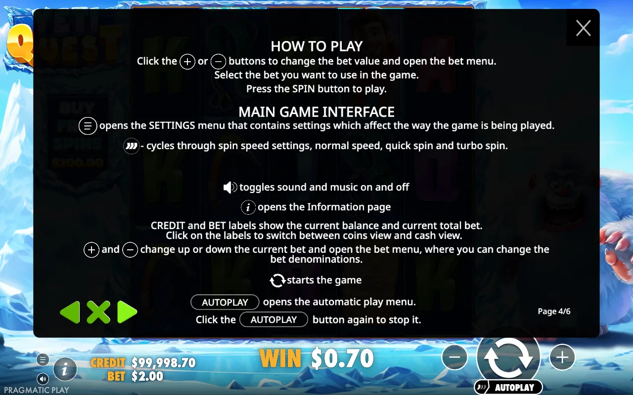 How to play — Yeti Quest