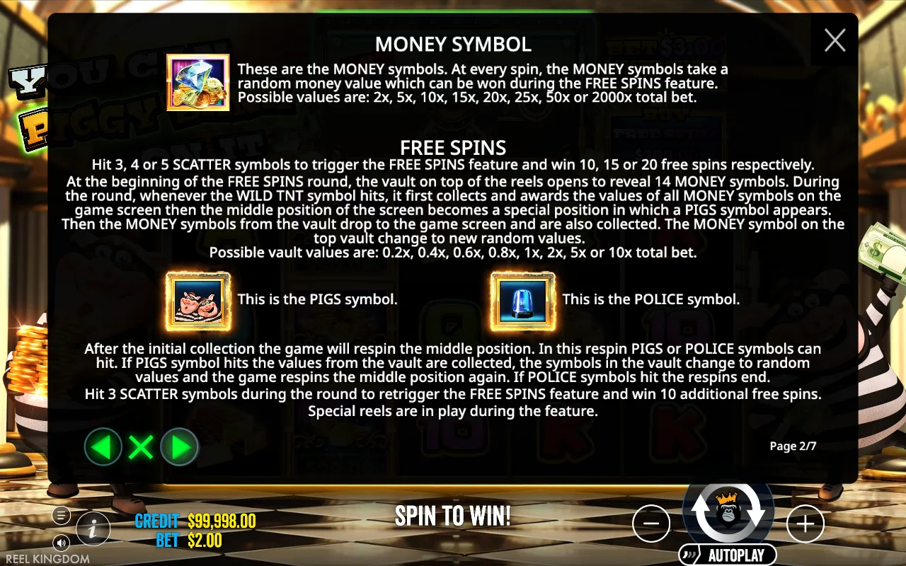 Free spins — You Can Piggy Bank On It