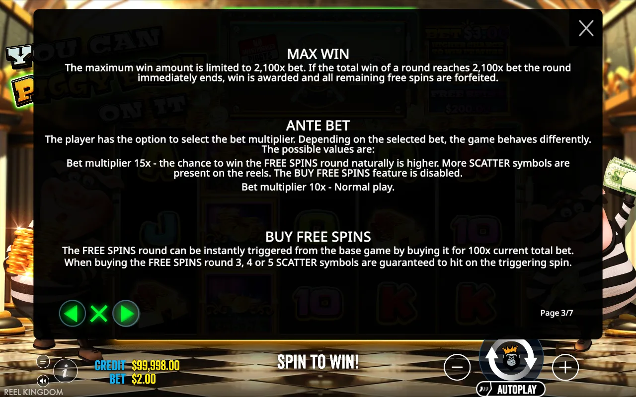 Max win — You Can Piggy Bank On It