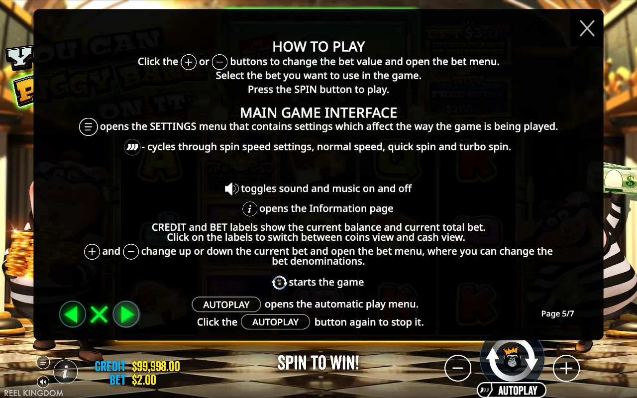 How to play — You Can Piggy Bank On It