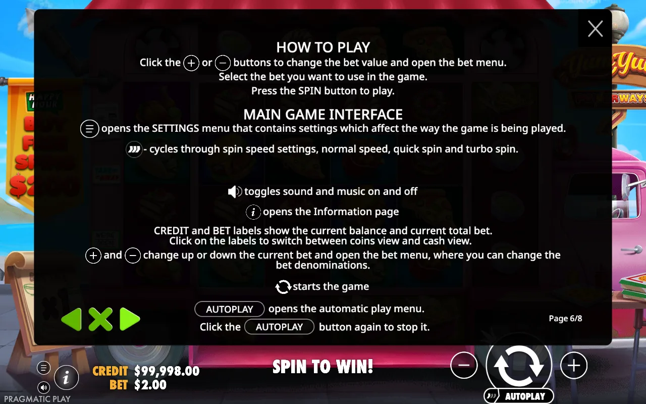 How to play — Yum Yum Powerways