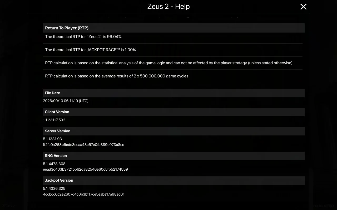 Game rules, page 2 — Zeus 2