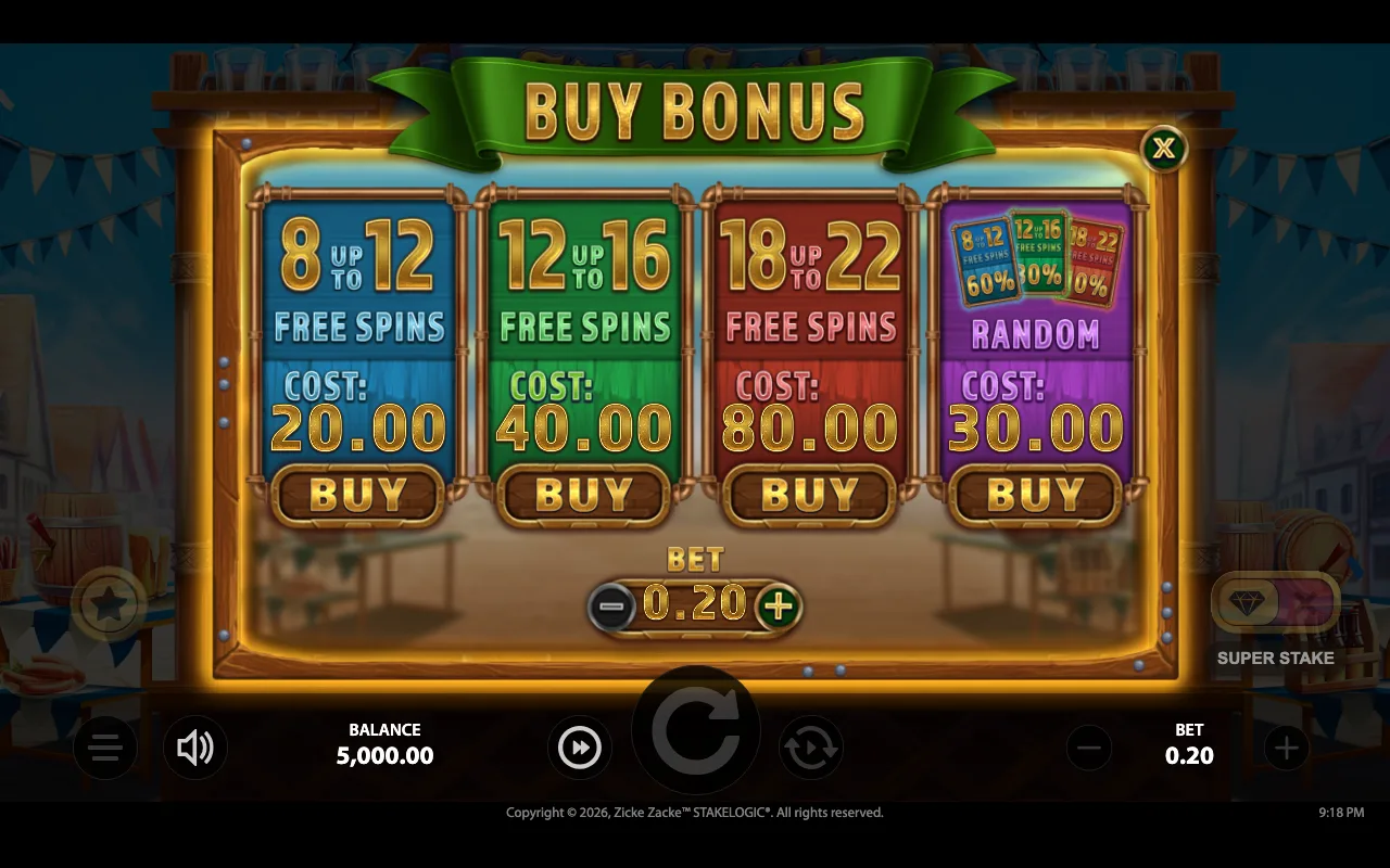 Buying the feature — Zicke Zacke